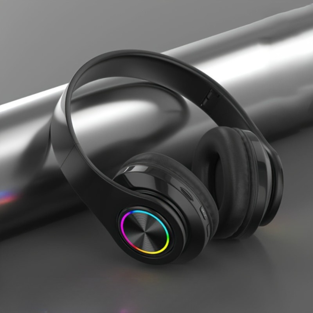 Headphones Wireless Over Ear with LED Lighting