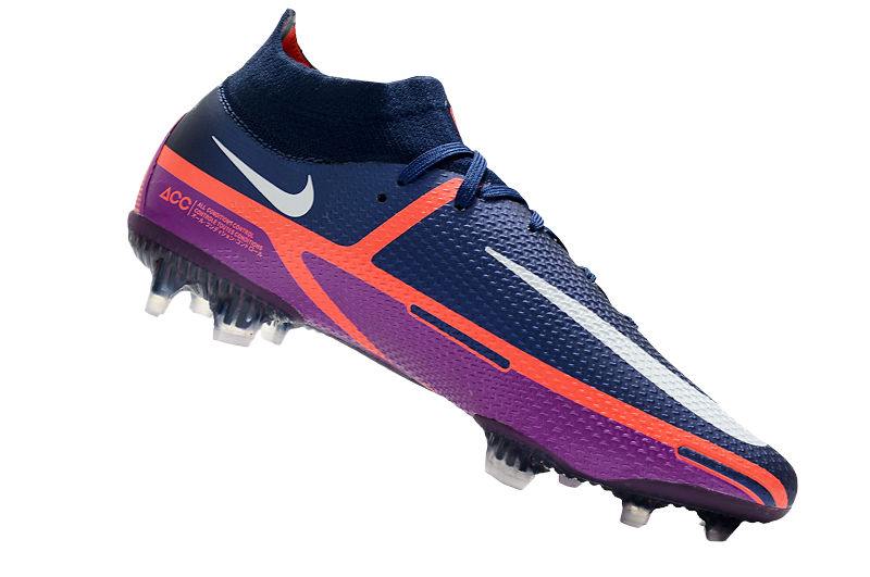 Phantom GT2 Elite FG – Stylish Midnight Blue Violet Soccer Cleats for Quick, Controlled Movements
