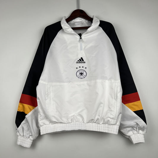 2023 Germany White Windbreaker Jacket