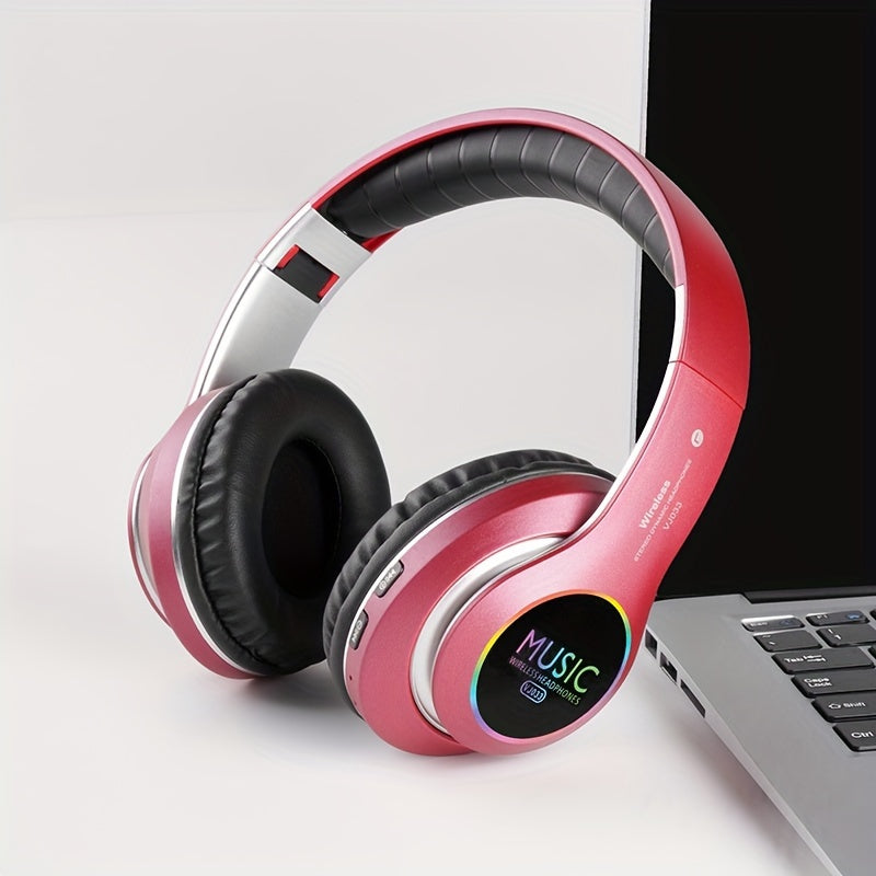 Headphones Wireless Over Ear with LED Lighting