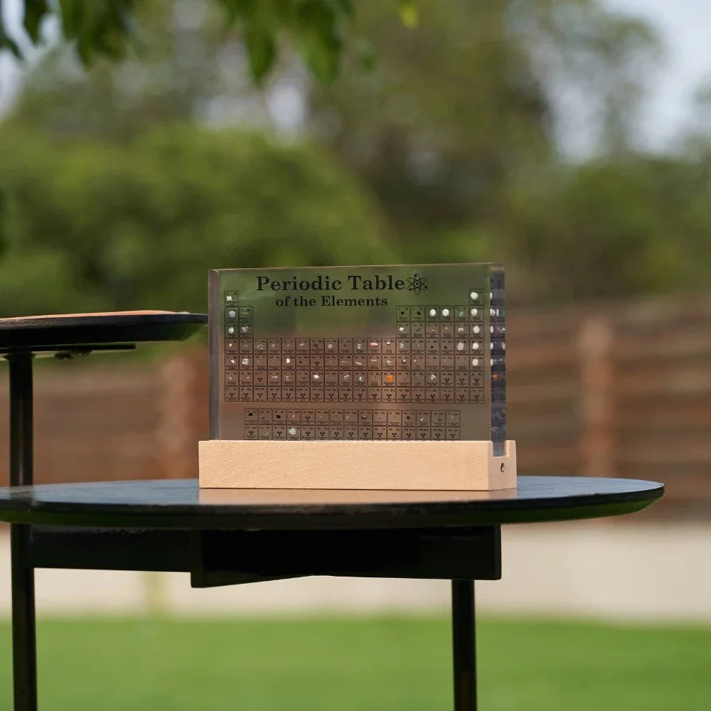 Desk Lamp Acrylic Periodic Table Display