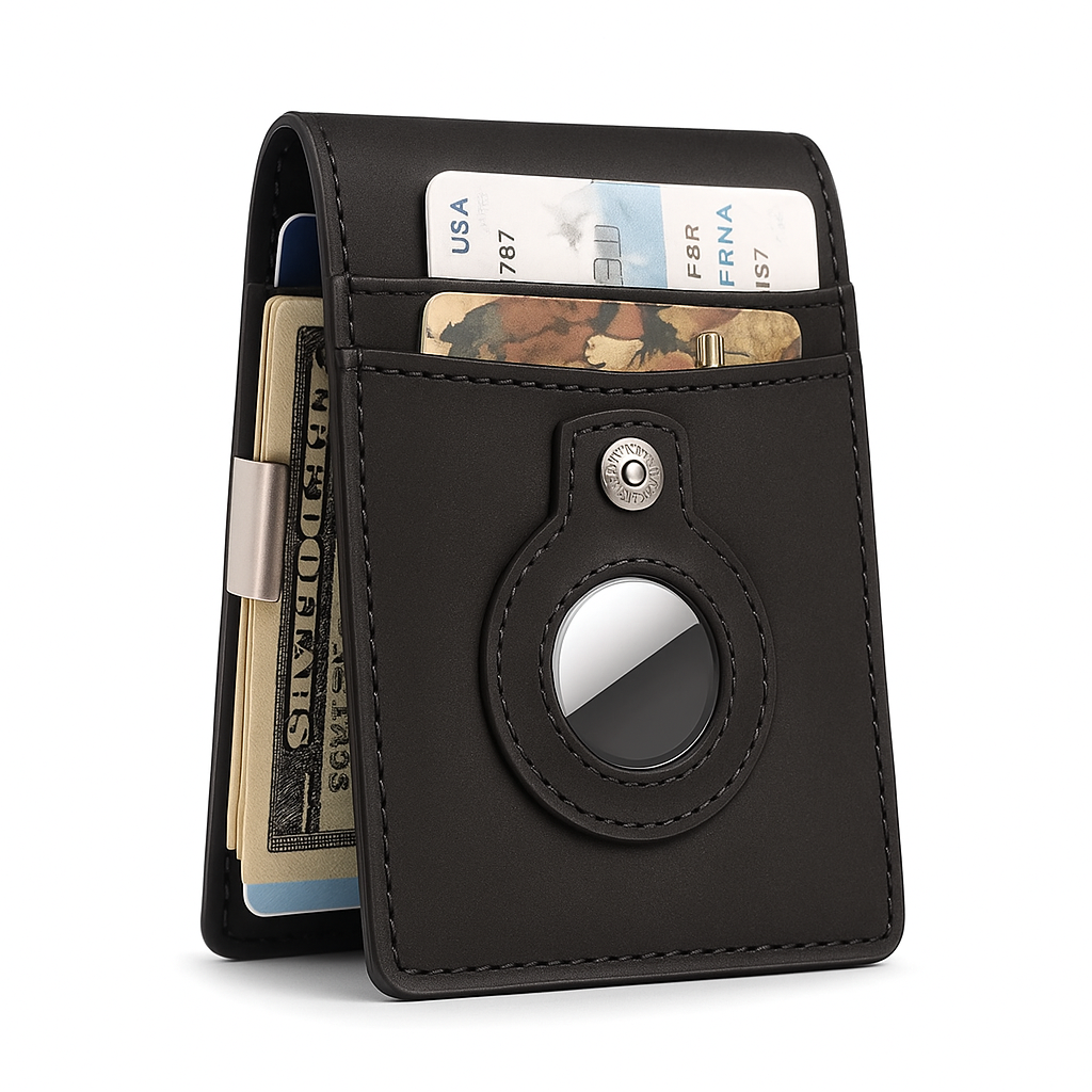 Leather Wallet RFID Slim Card Holder Pouch