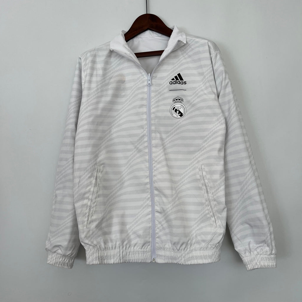 Coupe-vent réversible Real Madrid 23/24 – Veste double face (S–XXL)