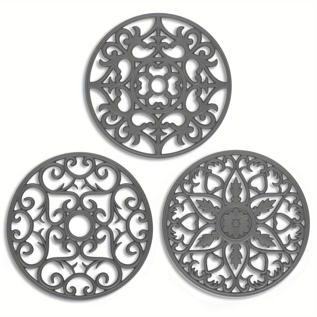 Silicone Heat Resistant Trivets for Kitchen