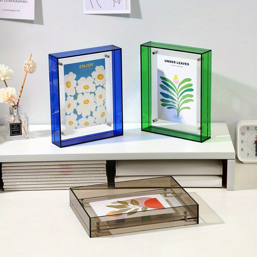 Wall Art Acrylic Display Frame for Desk Use