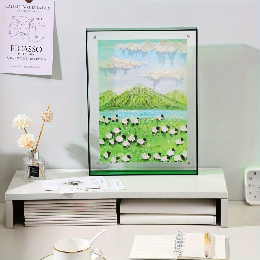 Wall Art Acrylic Display Frame for Desk Use