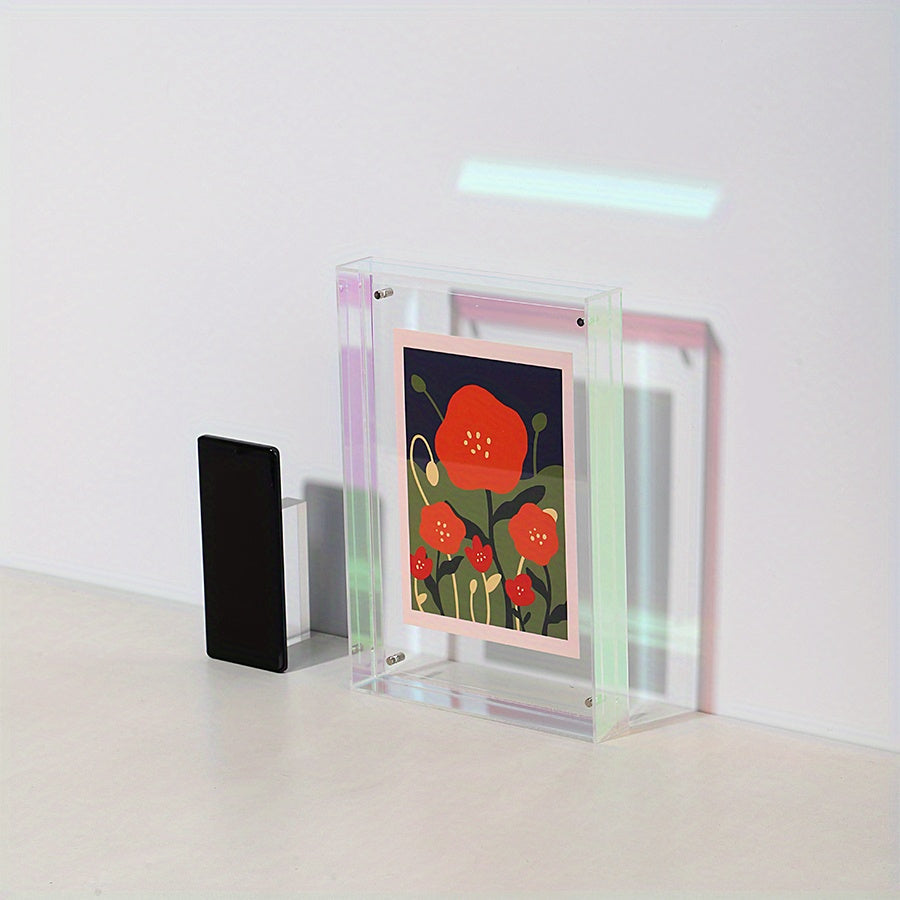 Wall Art Acrylic Display Frame for Desk Use