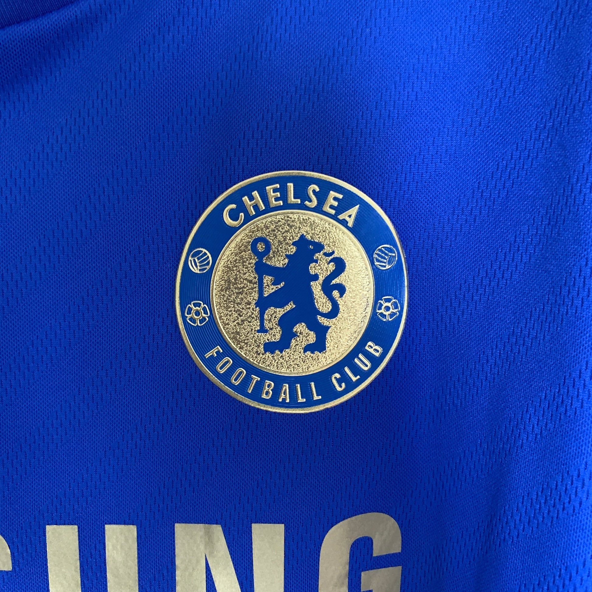 Chelsea 2012-2013 Long Sleeve Home Jersey - Embroidered Club Badge