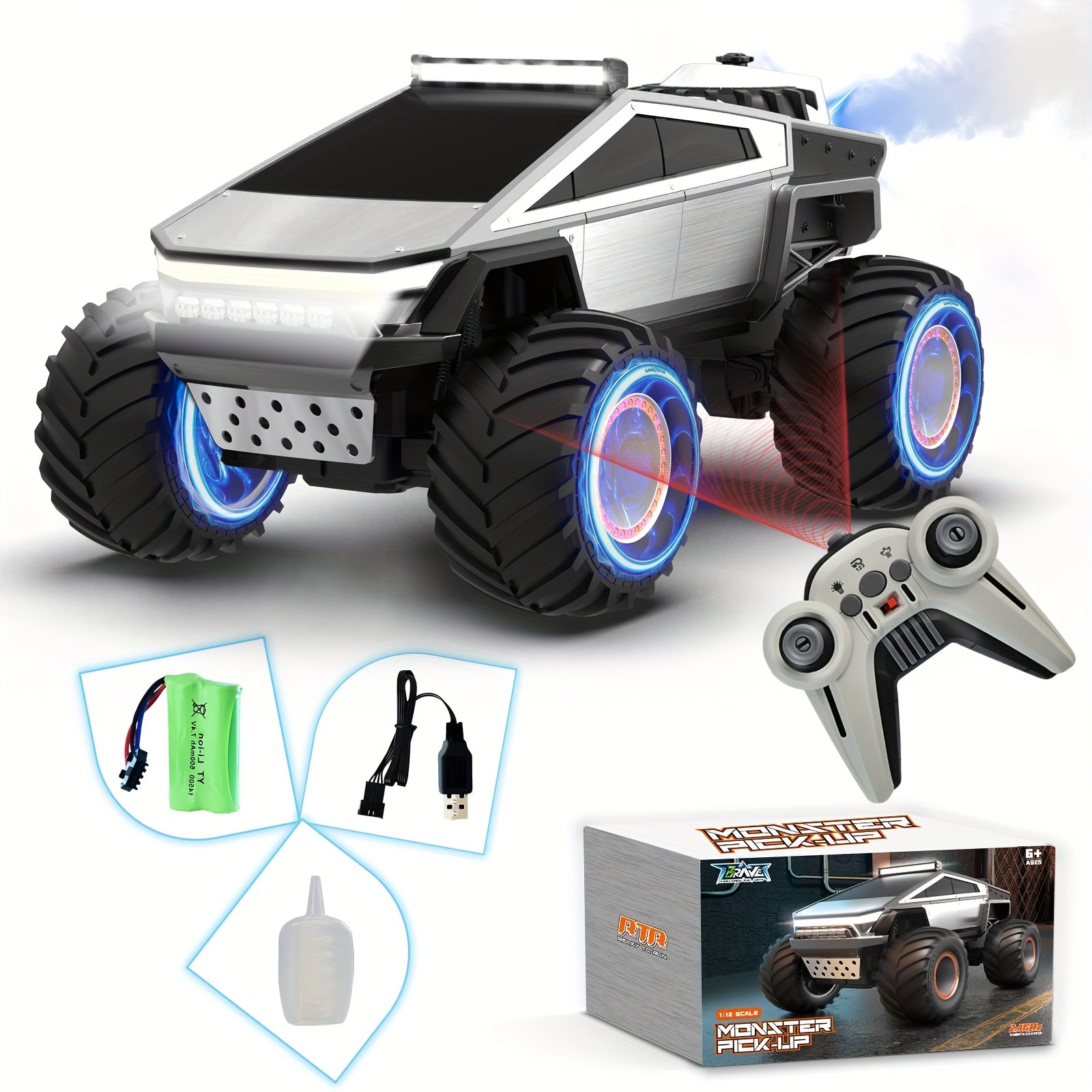 Remote Control All Terrain Monster Truck