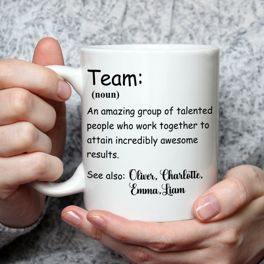A Team - Personalized Custom Coffee Mug