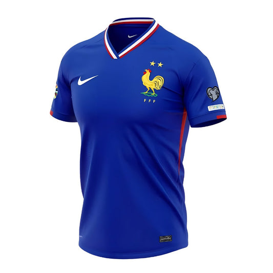 2024-25 France Home Official Jersey – Authentic National Team Kit with Blue Design