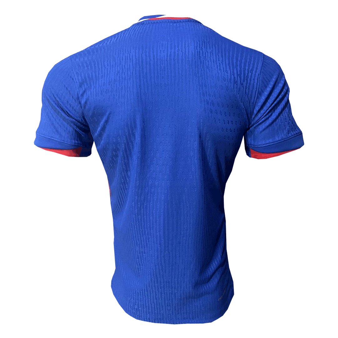 2024-25 France Home Jersey – Featuring the French National Team Crest and Player Number