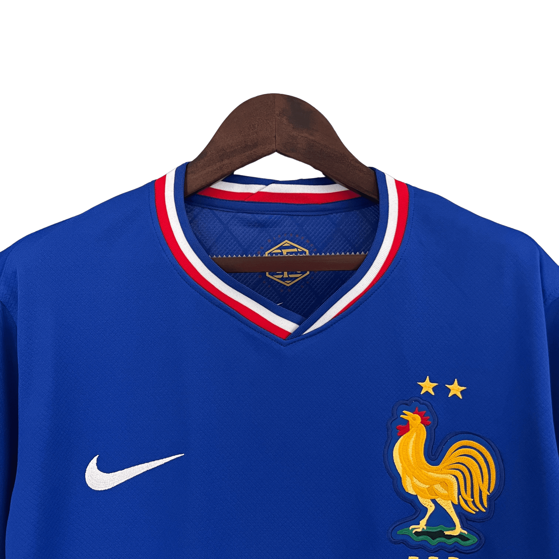 France EURO 2024 Home Kit – Iconic Nike Logo and French National Team Badge