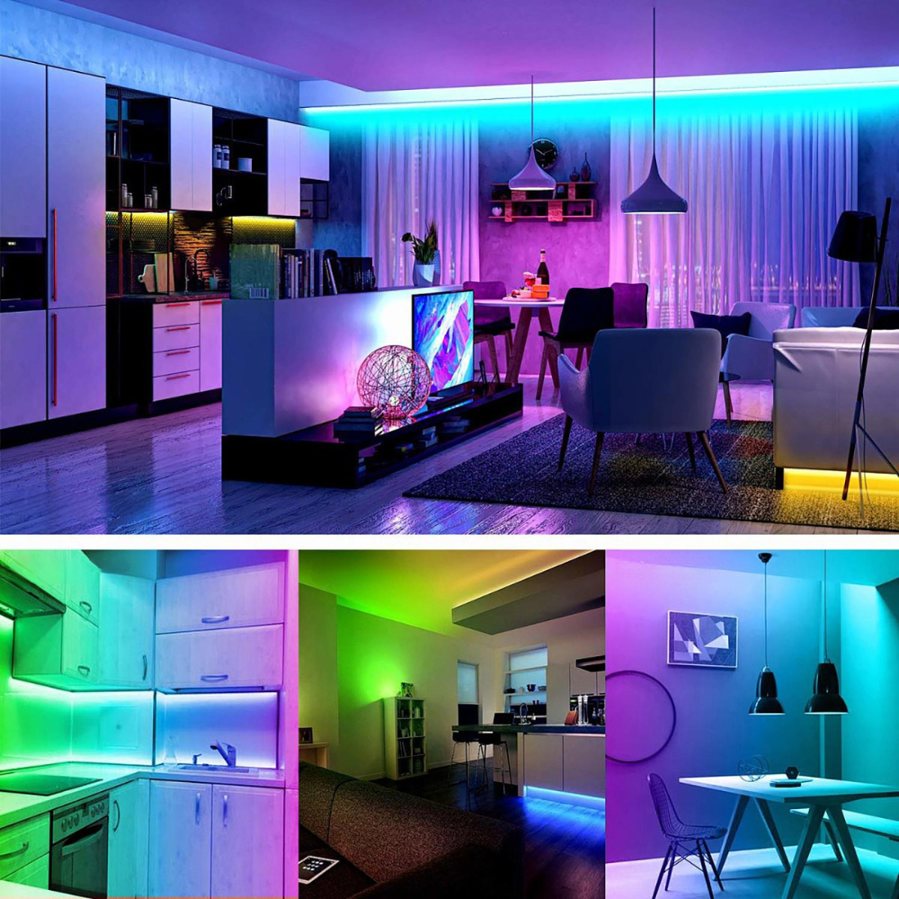 LED Strip Lights Music Sync Colour Changing
