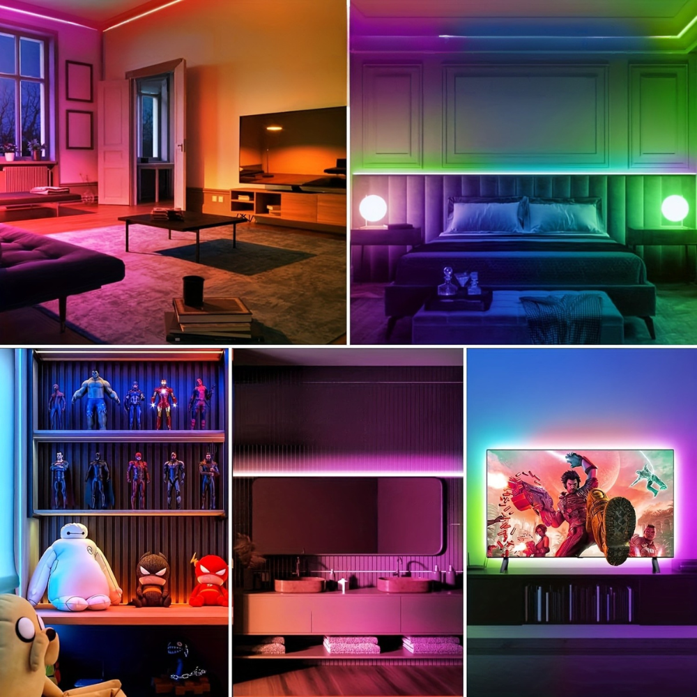LED Strip Lights Colour Changing Home Lighting