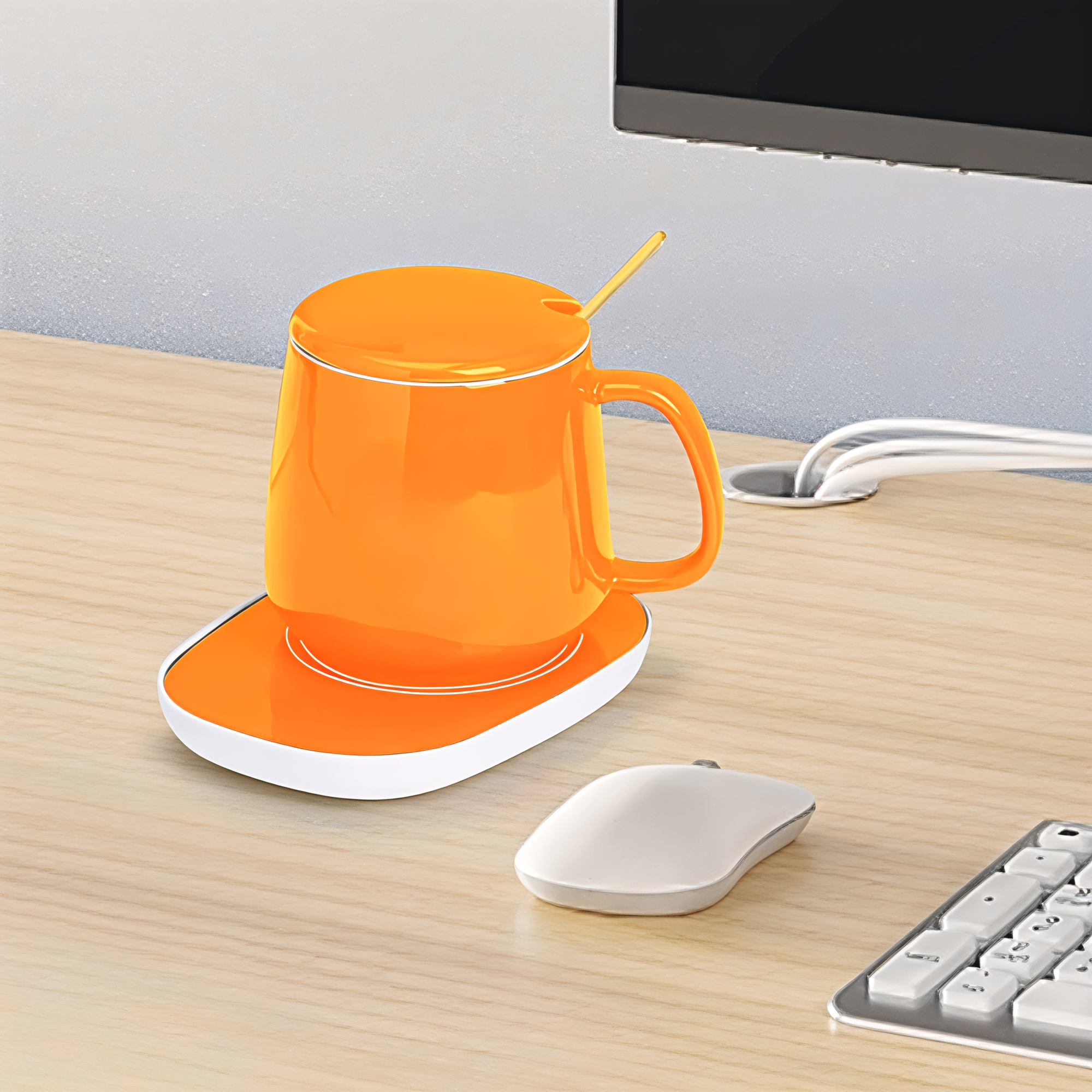 Mug Warmer Ceramic Smart Electric Gift Set