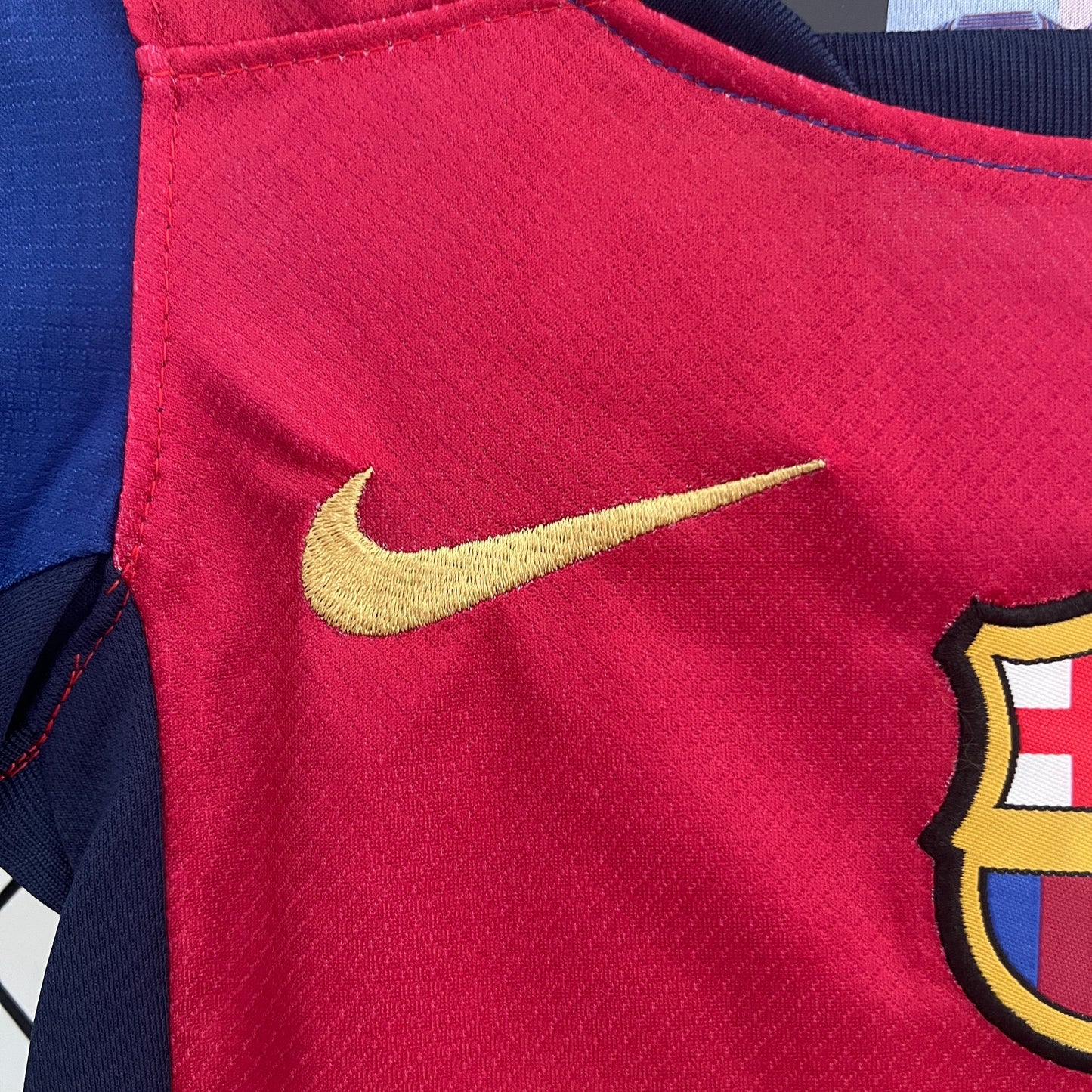 FC Barcelona 24/25 Kids Jersey - Youth Size with Club Logo