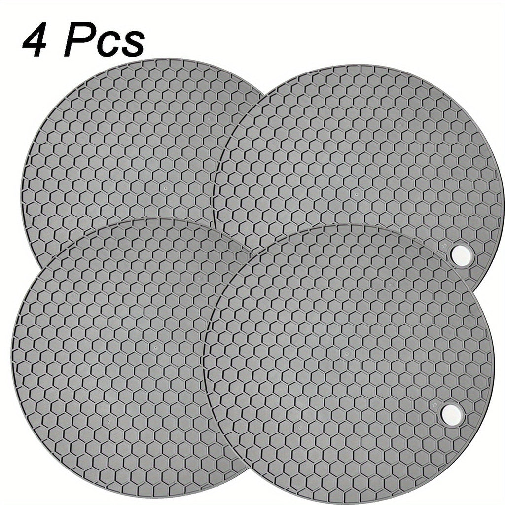 Silicone Heat Resistant Trivet Mat Round