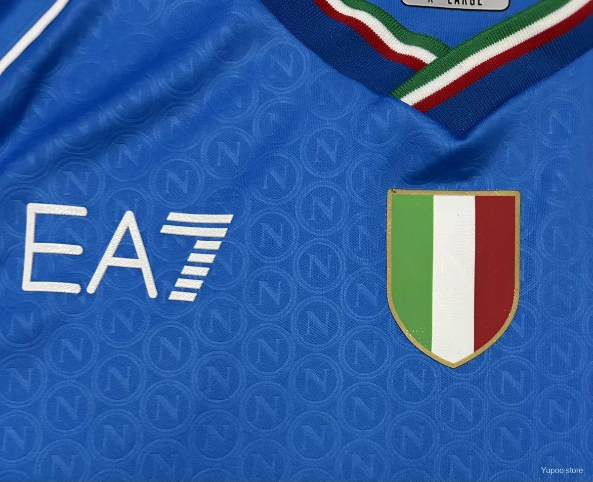 Napoli 23/24 Home Kit – Soft, Lightweight Fabric for Fan Comfort and Style