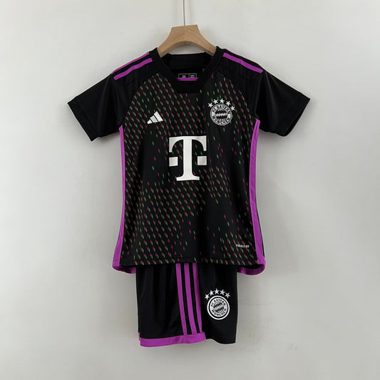 Bayern Munich 23-24 Kids Away Jersey - Official away kit featuring the iconic Bayern design