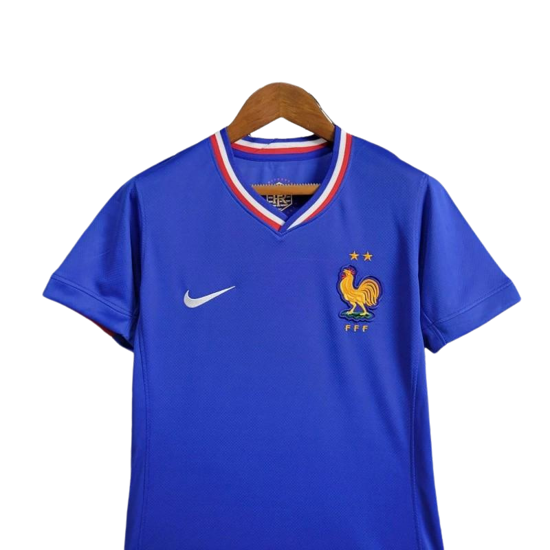France EURO 2024 Home Women’s Kit – Official Fan Version with Blue Design