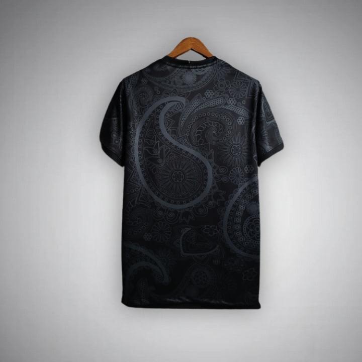 Maillot Premium 24/25 FC Barcelone « Noir Fleur » (rose noir)