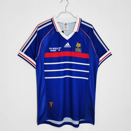 France 1998 Jersey – Retro World Cup Kit with Classic Blue Design