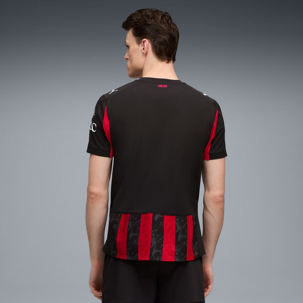Puma Men's AC Milan Authentic Home Jersey 25/26 (Red/Black)