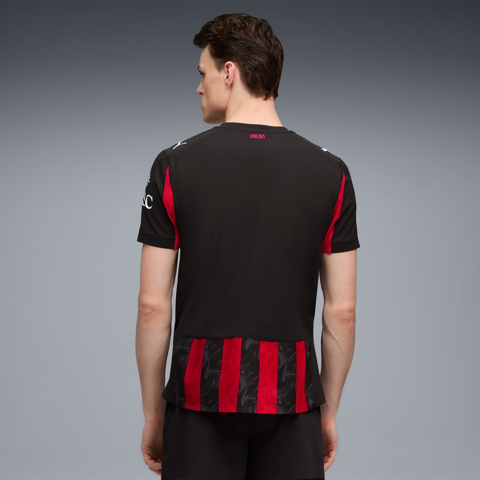 Puma Men's AC Milan Authentic Home Jersey 25/26 (Red/Black)