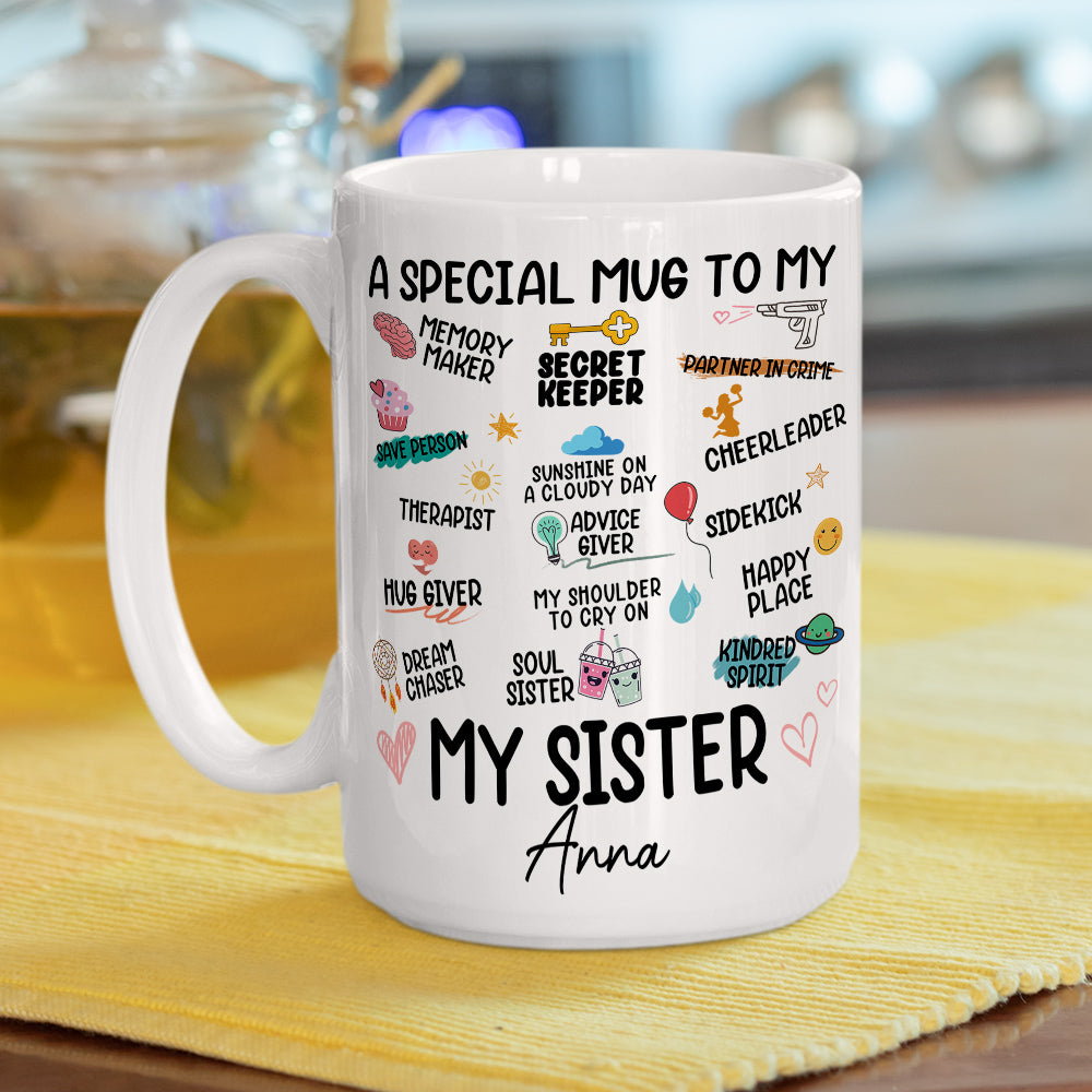 A Special Mug To My Love - Personalized Custom Coffee Mug