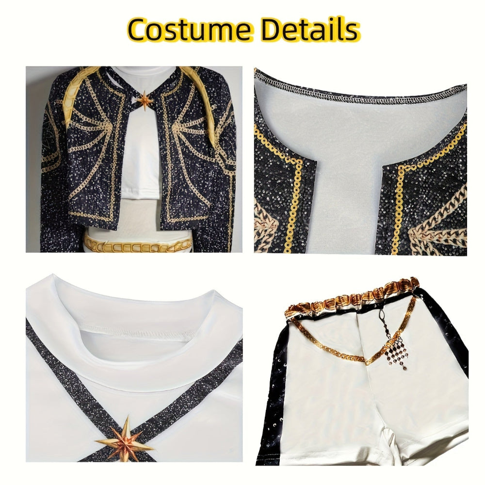 Kpop Hunter Kids Halloween Costume Singer Outfit