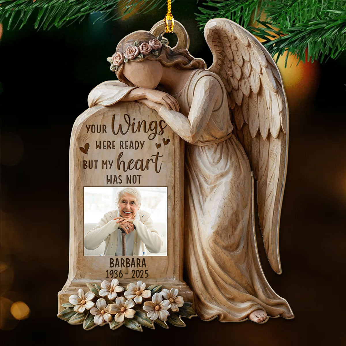 A Soul Worth Remembering - Personalized Custom 3D Effect Wood Ornament