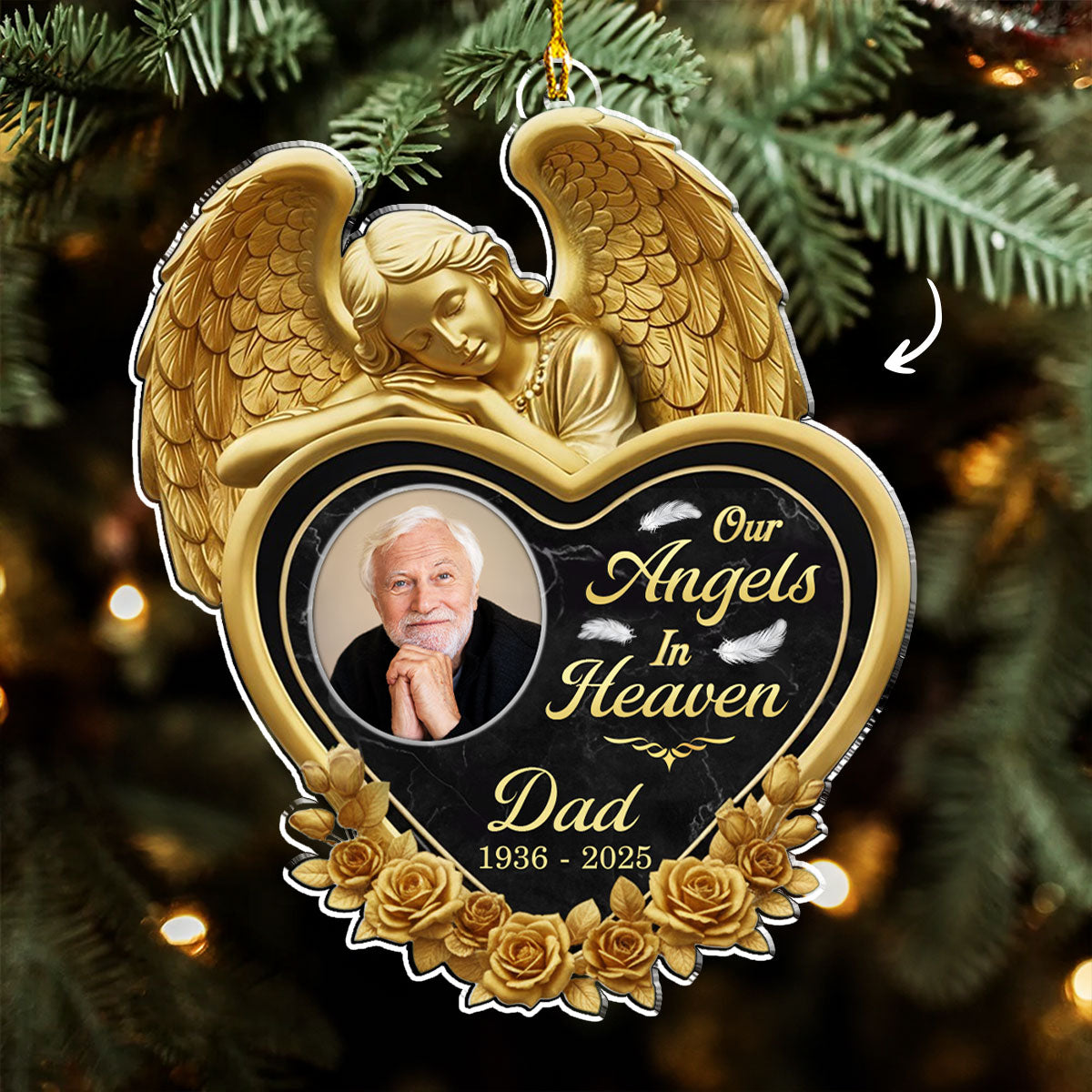 Angels In Heaven - Personalized Custom Acrylic Ornament