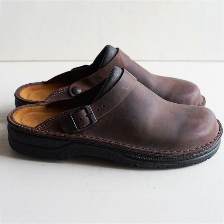 Leather Slip On Clogs for Men and Women