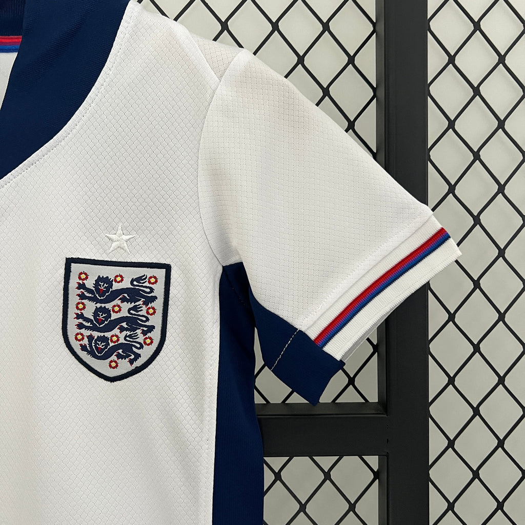 England 24/25 Kids Jersey - High-Quality Fabric and England Badge