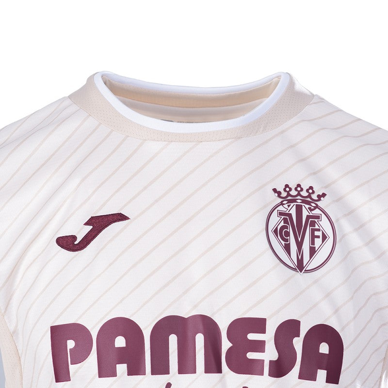 Villarreal CF 2025/26 Away Jersey – Cream Edition by Joma