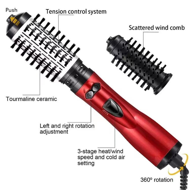 Hot Air Brush Hair Dryer and Volumiser Styler