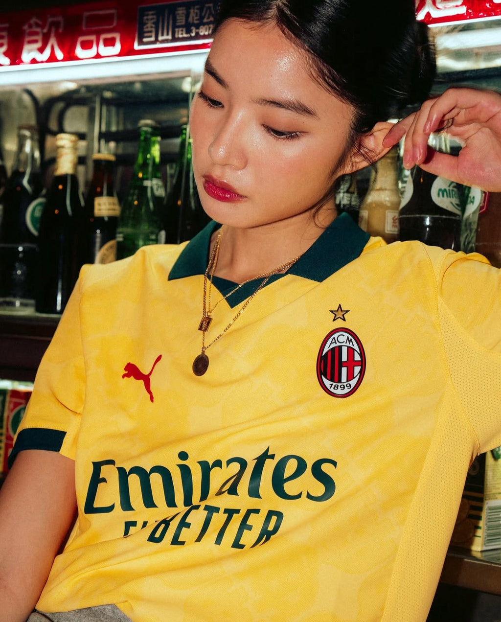 AC Milan 25/26 Third Jersey by Puma – Sunny Yellow