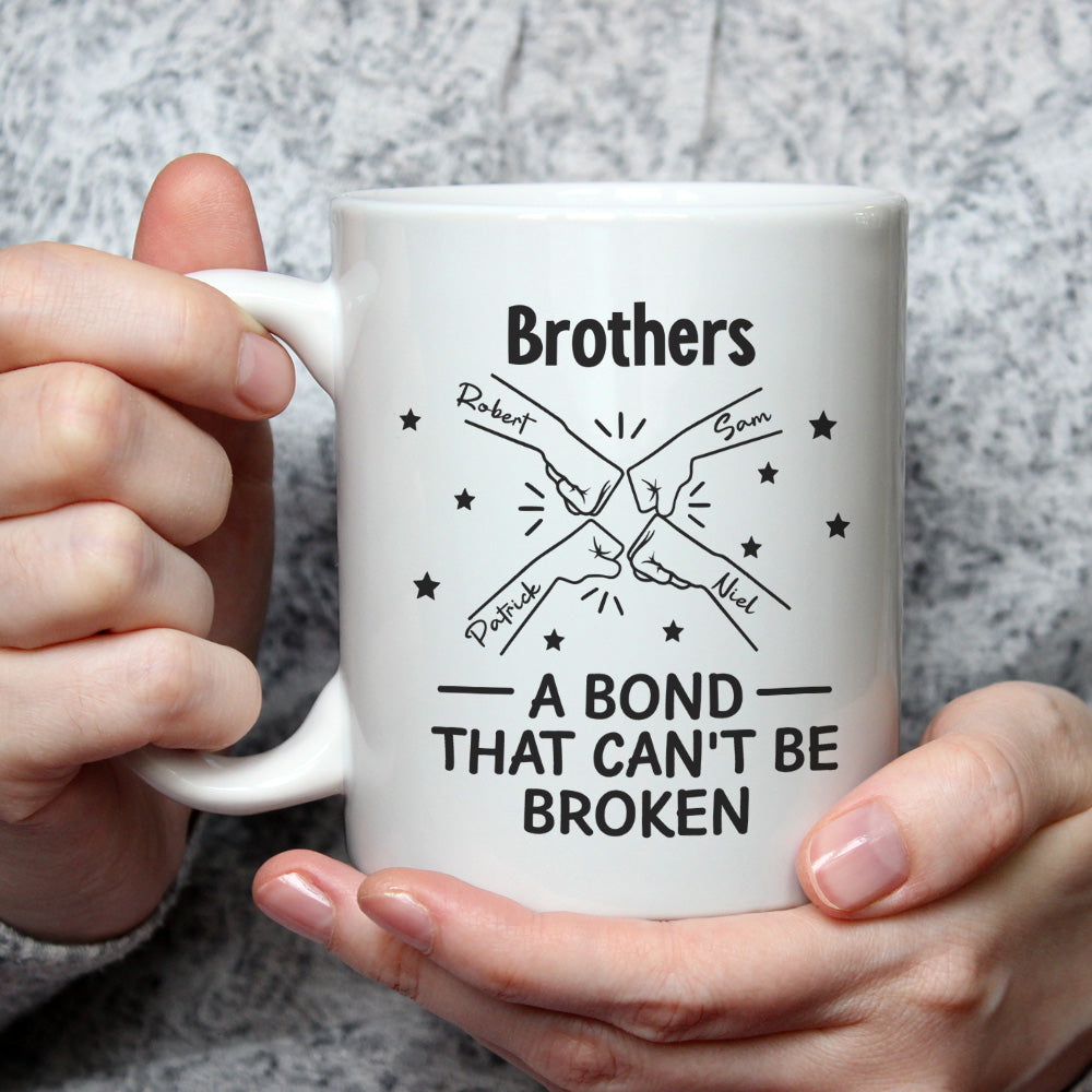 A Bond Between Brothers And Sisters - Personalized Custom Coffee Mug