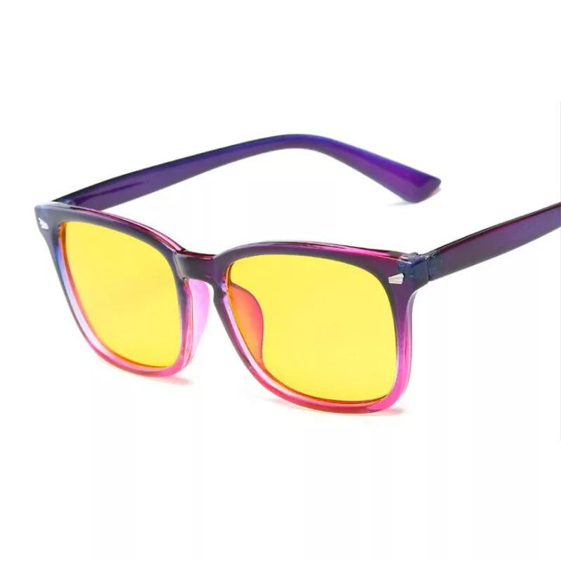 Blue Light Blocking Square Frame Glasses