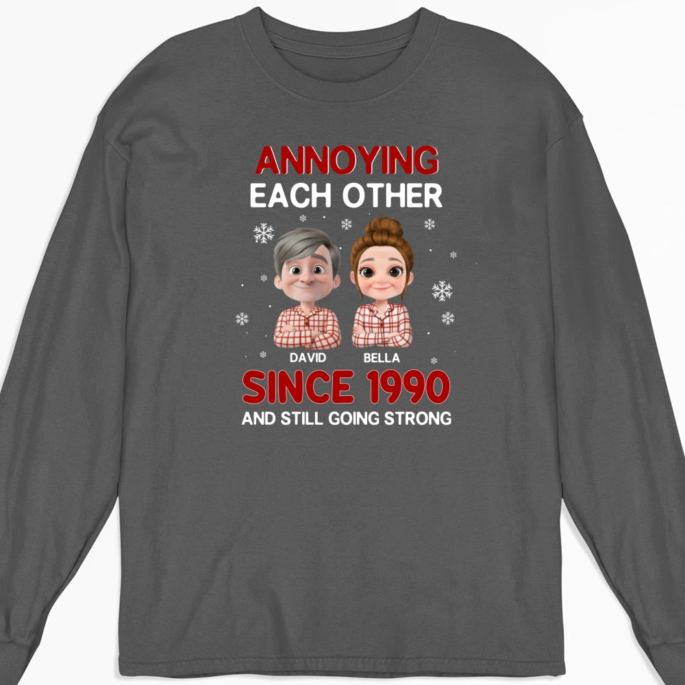 Annoying Each Other Christmas - Personalized Custom Shirt