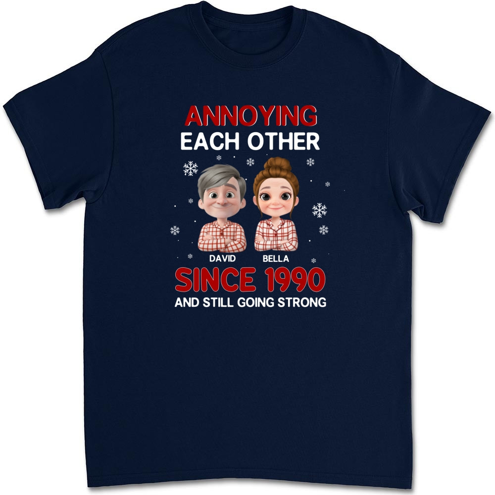 Annoying Each Other Christmas - Personalized Custom Shirt