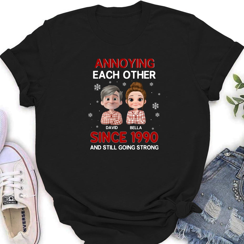 Annoying Each Other Christmas - Personalized Custom Shirt
