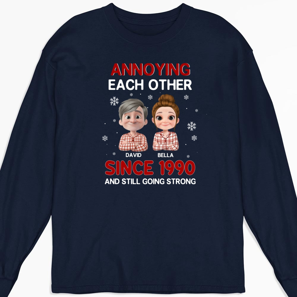 Annoying Each Other Christmas - Personalized Custom Shirt