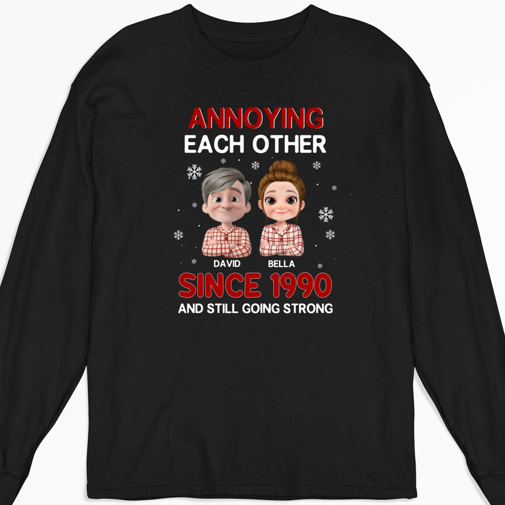 Annoying Each Other Christmas - Personalized Custom Shirt