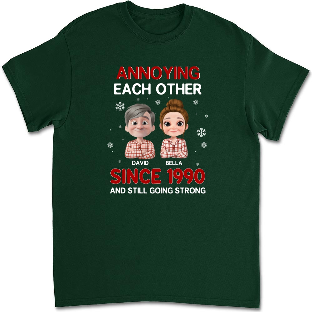 Annoying Each Other Christmas - Personalized Custom Shirt