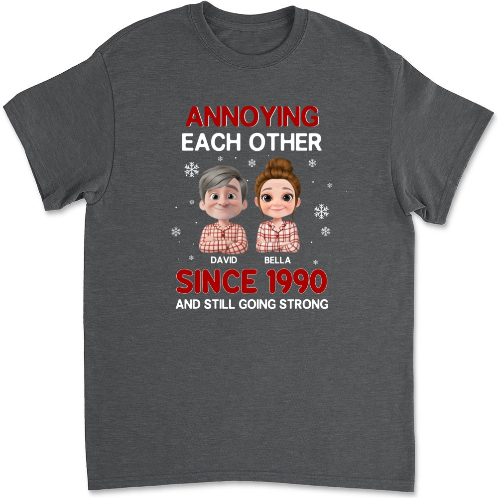 Annoying Each Other Christmas - Personalized Custom Shirt