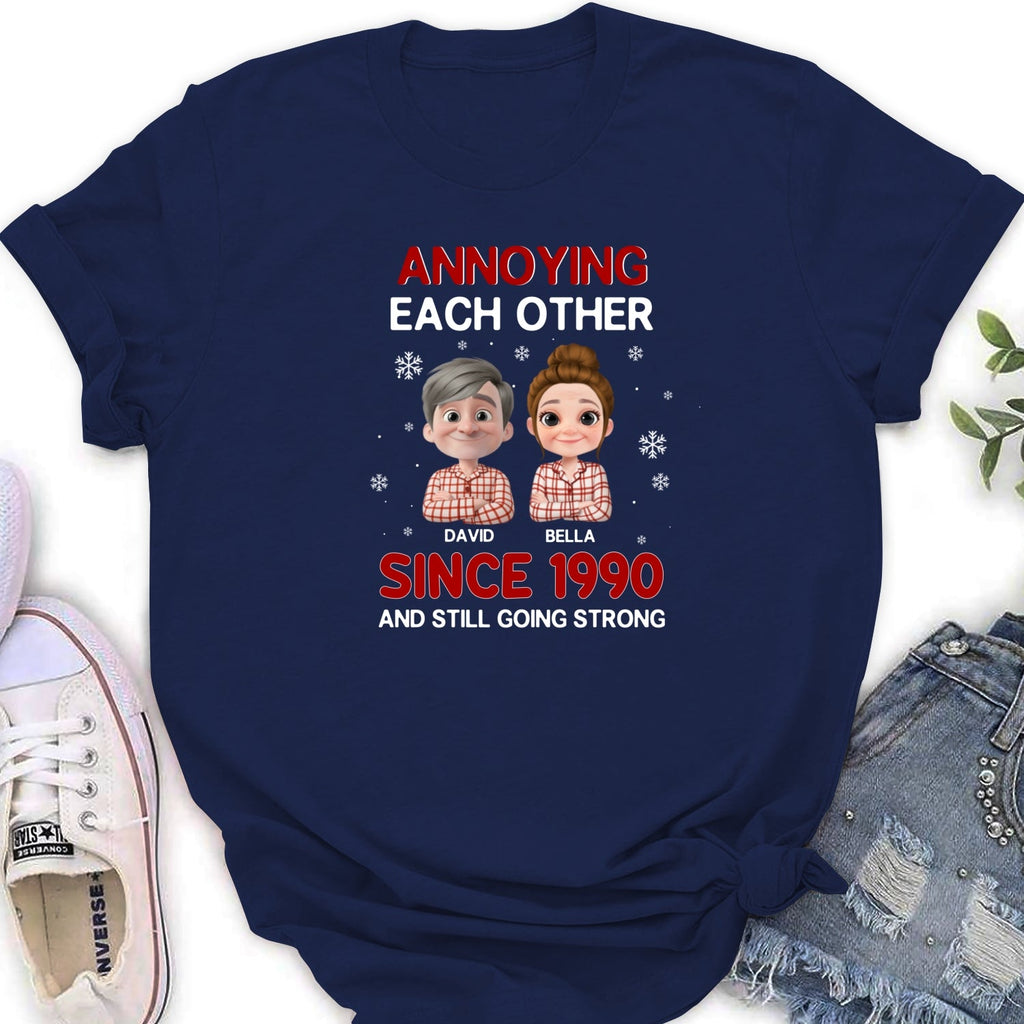 Annoying Each Other Christmas - Personalized Custom Shirt