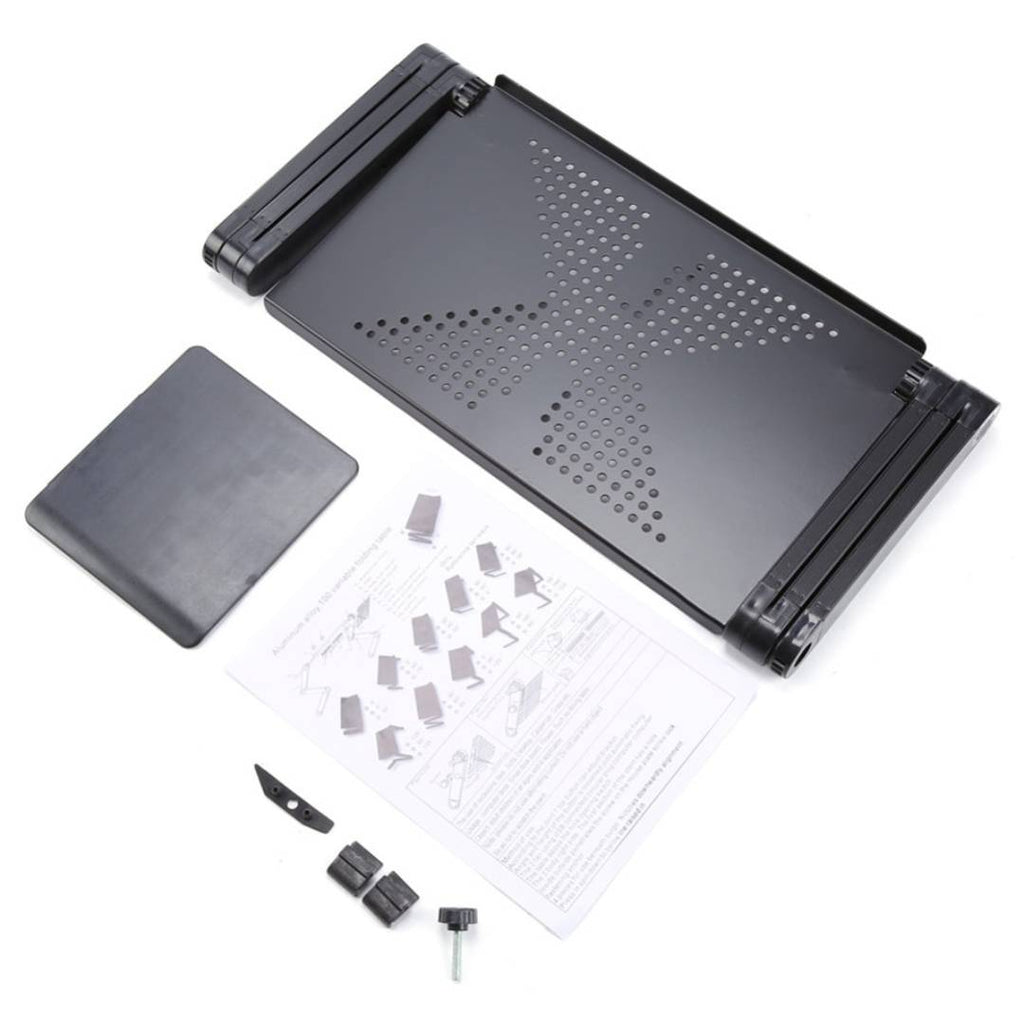 Laptop Stand Adjustable Aluminum Ergonomic Desk Tray