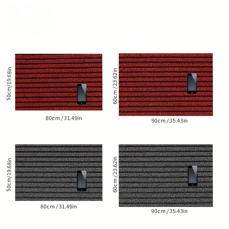 Door Mat Striped Anti Slip Indoor Outdoor